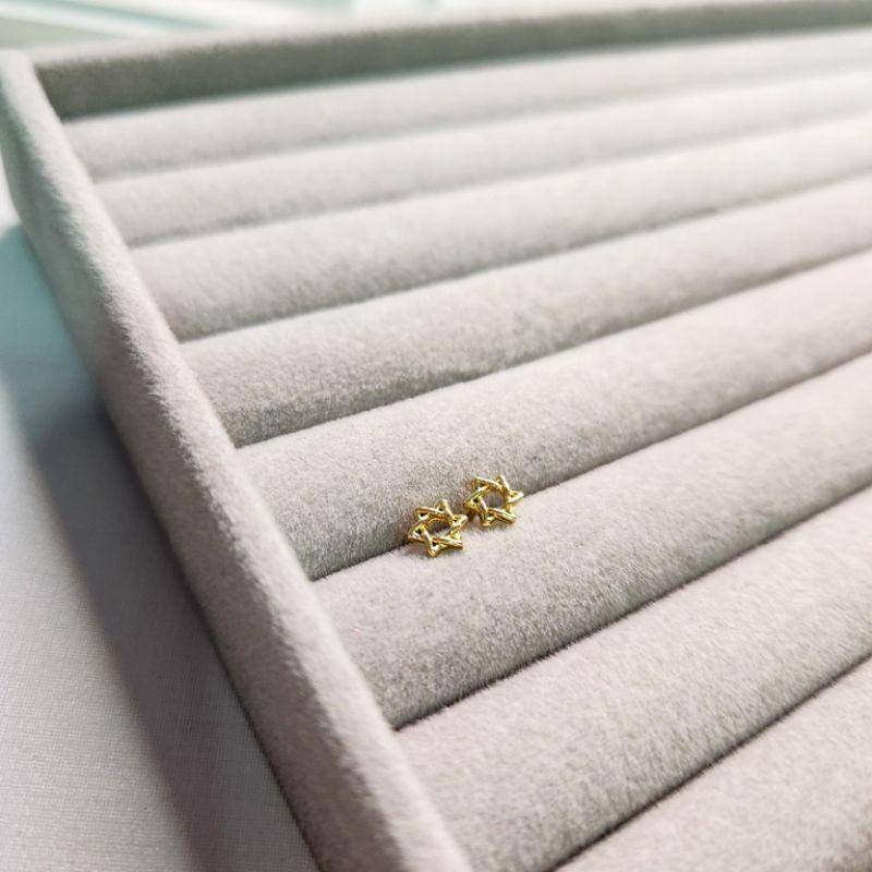 BRINCO OURO ESTRELA DE DAVID