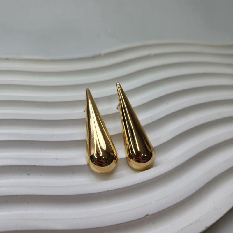 BRINCO OURO GOTA LISA M