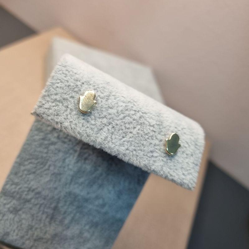 BRINCO OURO HAMSA LISA