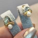 BRINCO OURO LOSANGO PEROLA