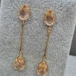 BRINCO OURO PINO MORGANITA GOTA