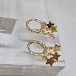 BRINCO OURO TRANQUETA ESTRELAS	