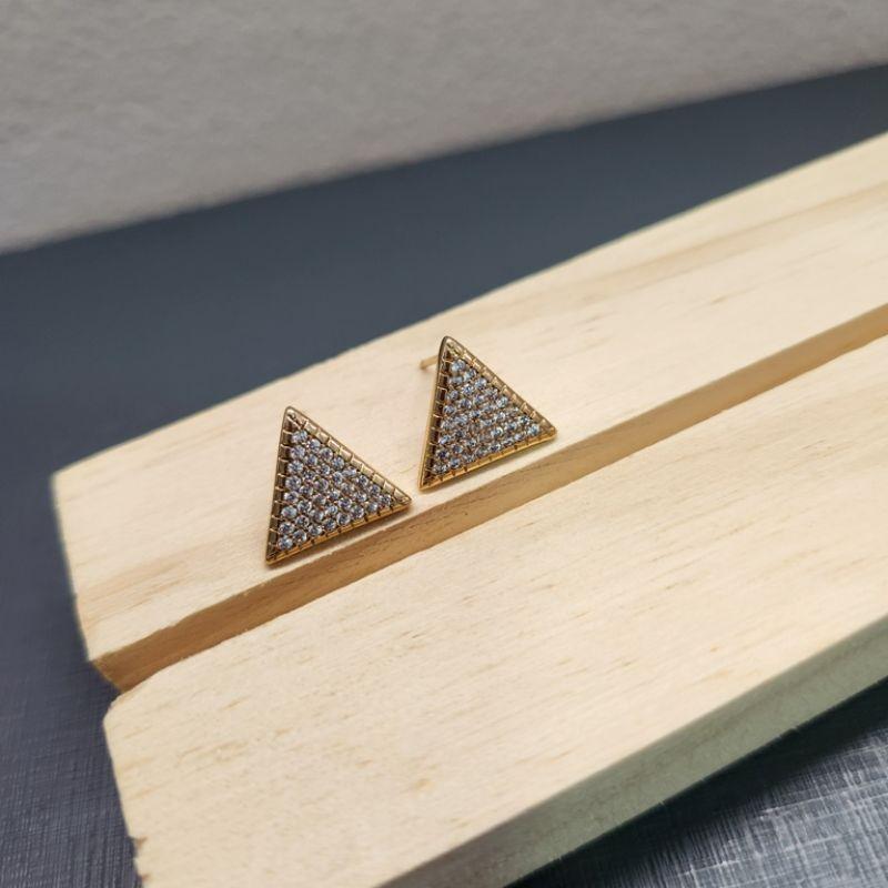 BRINCO OURO TRI ZIR G