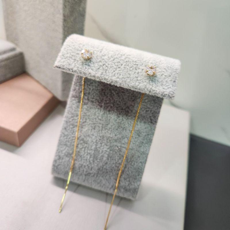 BRINCO OURO ZIRC VENEZIANA