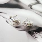 BRINCO PRATA ARGOLA ABAULADA