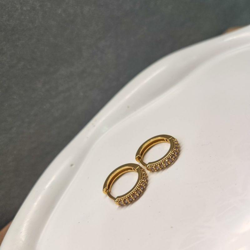 BRINCO OURO ARGOLA CLASS 1 FILA G