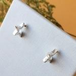 BRINCO PRATA ARGOLA ESTRELA P