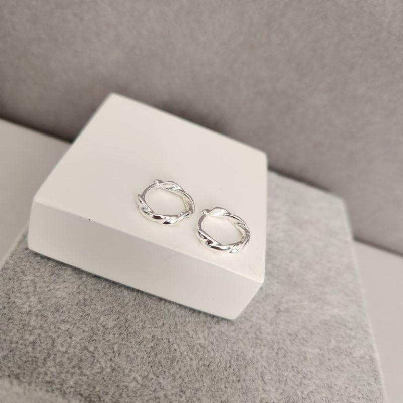 BRINCO PRATA ARGOLA TORCIDA G