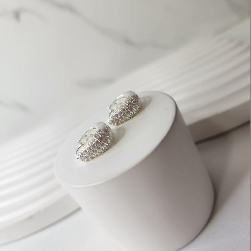 BRINCO PRATA ARGOLA Z LUXO GOTA