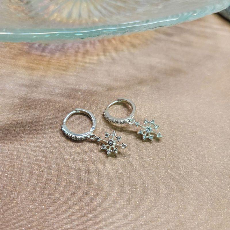 BRINCO PRATA ARGOLINHA FLASH ZIR