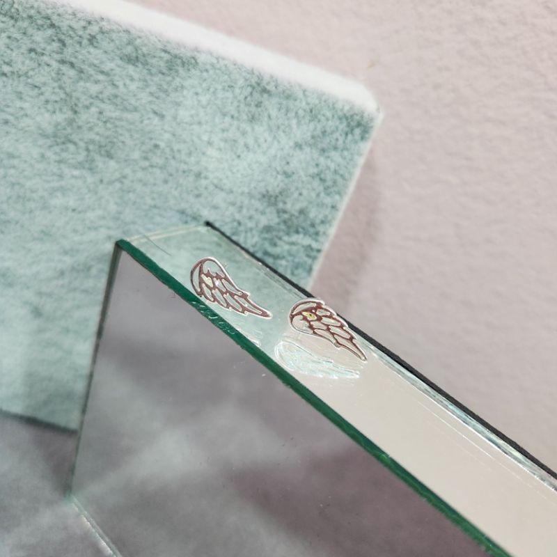 BRINCO PRATA ASA VAZADA