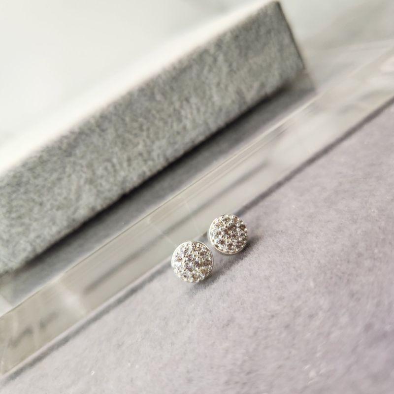 BRINCO PRATA BOLA ZIRC P