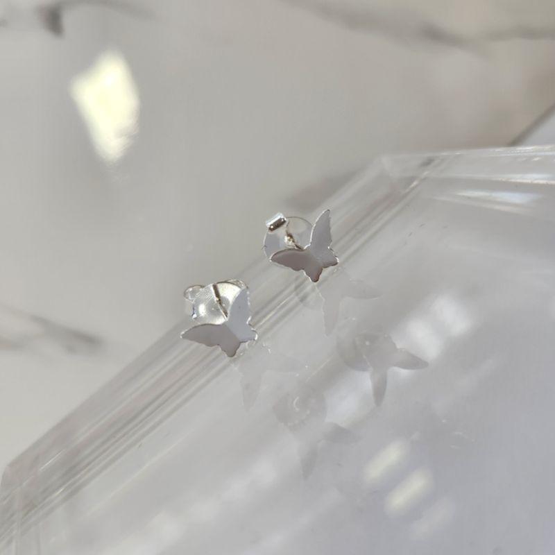 BRINCO PRATA BORBOLETA