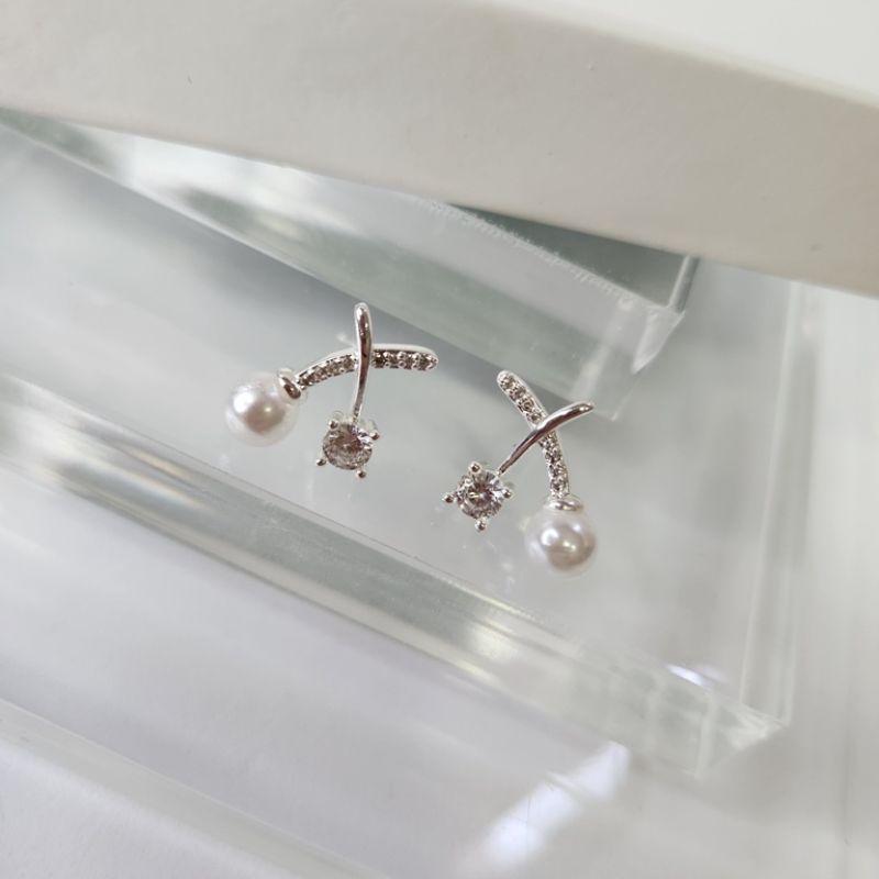 BRINCO PRATA CEREJA PÉROLA