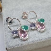 BRINCO PRATA CIRC COLOR