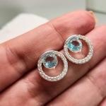 BRINCO PRATA CIRC ZIRC ACQUA