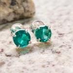 BRINCO PRATA CIRCULO M TURMALINA