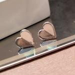 BRINCO PRATA CORAÇÃO ORIGAMI