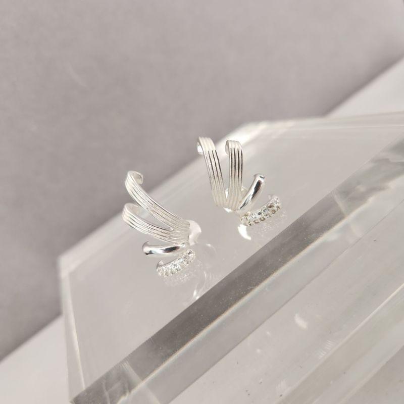 BRINCO PRATA EAR CUFF GANCHOS