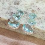 BRINCO PRATA EAR CUFF GOTAS ACQUA