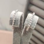 BRINCO PRATA EAR HOOK BOLINHAS