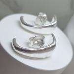 BRINCO PRATA EAR HOOK CHAPADO	