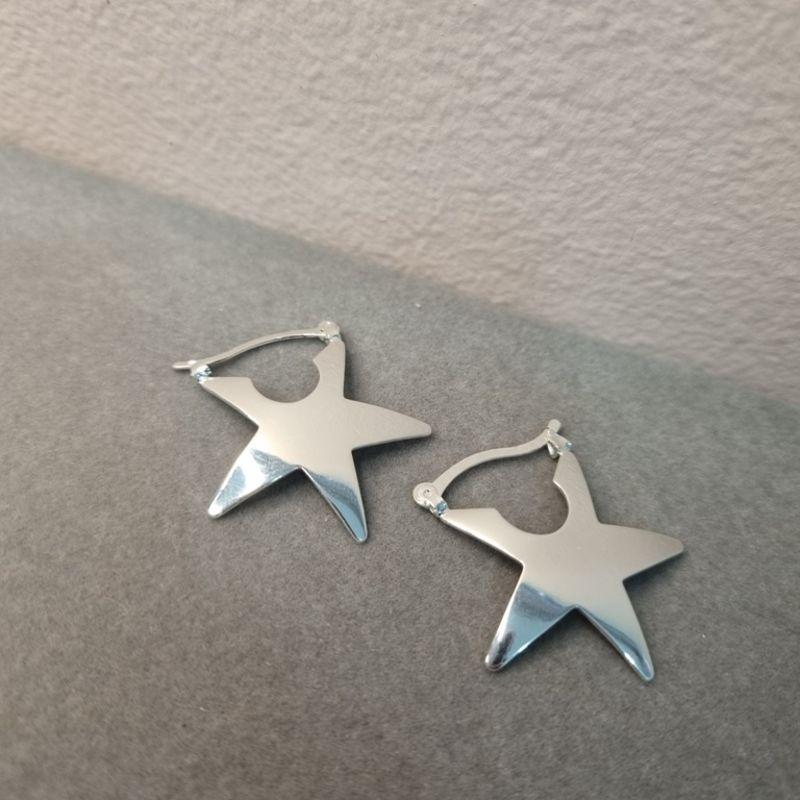 BRINCO PRATA EARG ESTRELA CHAPADA