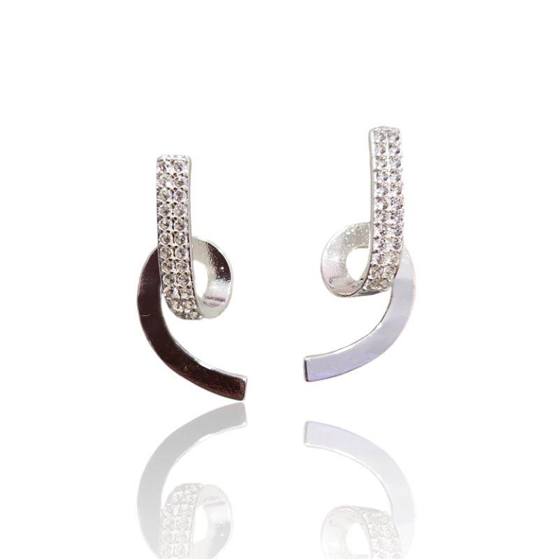 BRINCO PRATA FIO TORTO L Z