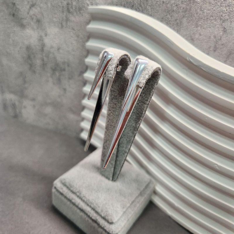 BRINCO PRATA PONTA DUPLA