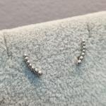 BRINCO RODIO BRANCO MINI EAR CUFF BOL