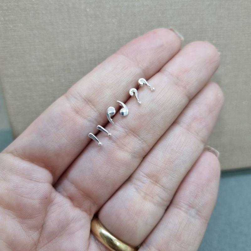 BRINCO TRIO PRATA PONTUAÇÃO