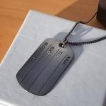 COLAR AÇO PLACA NAME RN