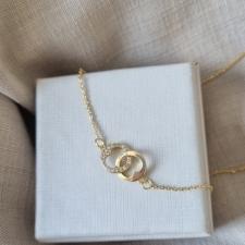 COLAR OURO ALGEMA CORAÇÃO 	