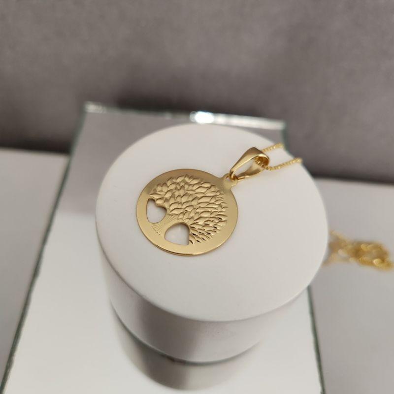 COLAR OURO ARVORE DA VIDA