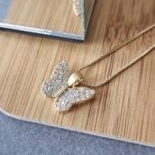 COLAR OURO BORBOLETA CRAV	