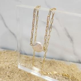 COLAR OURO CARTIER PÉROLA B