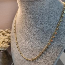 COLAR OURO CHOKER CORAÇÕES FIXAS	