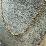 COLAR OURO CHOKER CORRENTE RÍG