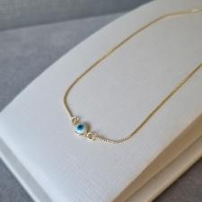 COLAR OURO CHOKER OLHO	
