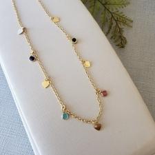 COLAR OURO CHOKER PING COLOR