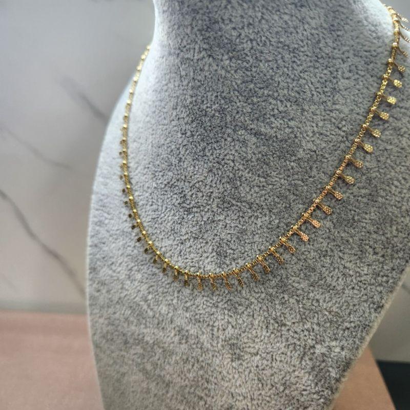 COLAR OURO CHOKER PINOS