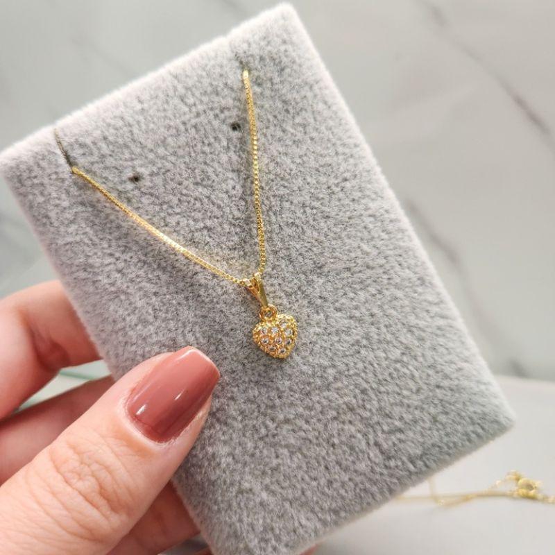 COLAR OURO CORAÇÃO CRAV