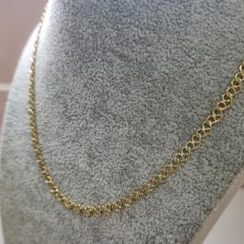 COLAR OURO CORAÇÕES VAZADOS