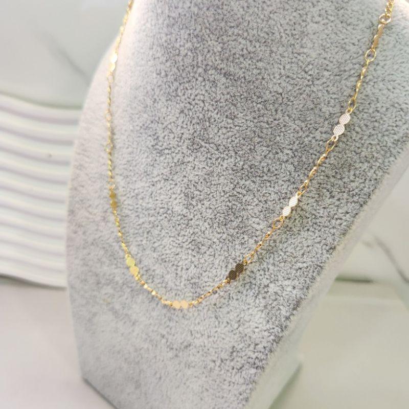 COLAR OURO DUAS BOL PINO