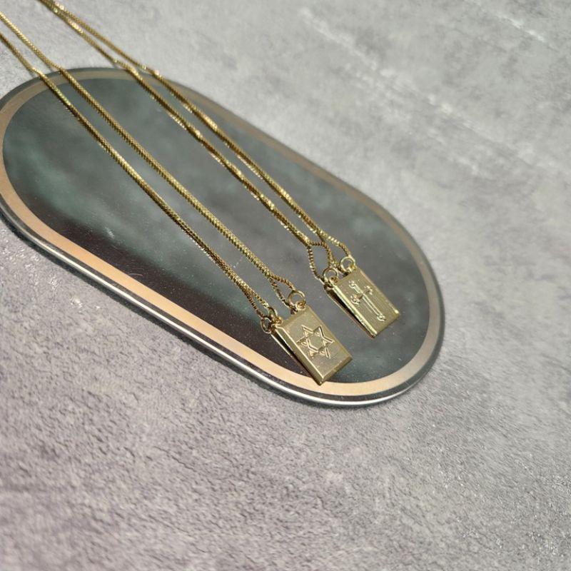 COLAR OURO ESCAP MASC DAVID