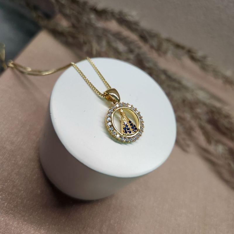 COLAR OURO NOSSA SENHORA CIRC