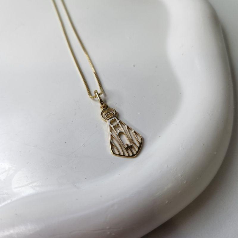 COLAR OURO NOSSA SENHORA VAZADA
