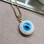 COLAR OURO OLHO GREGO