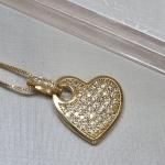 COLAR OURO PING CORAÇÃO ZIRC