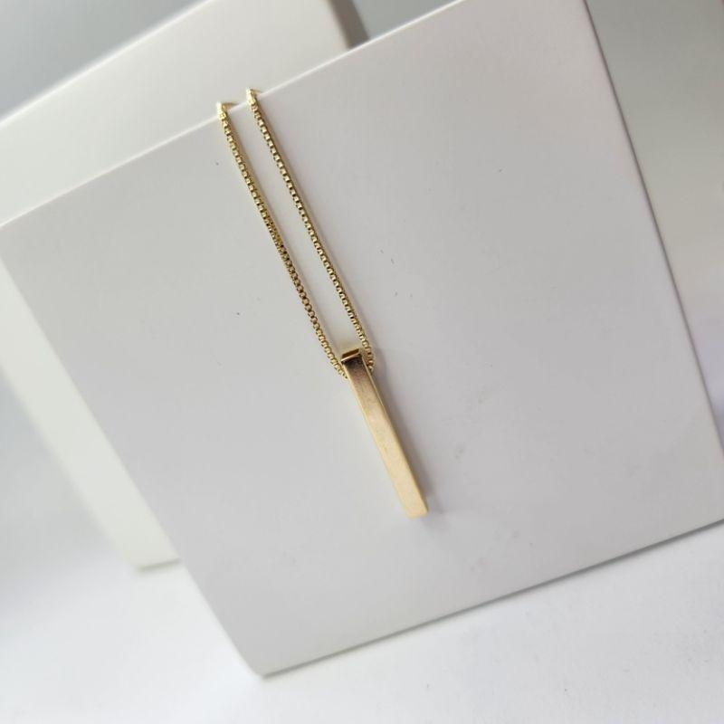 COLAR OURO PINO VERTICAL